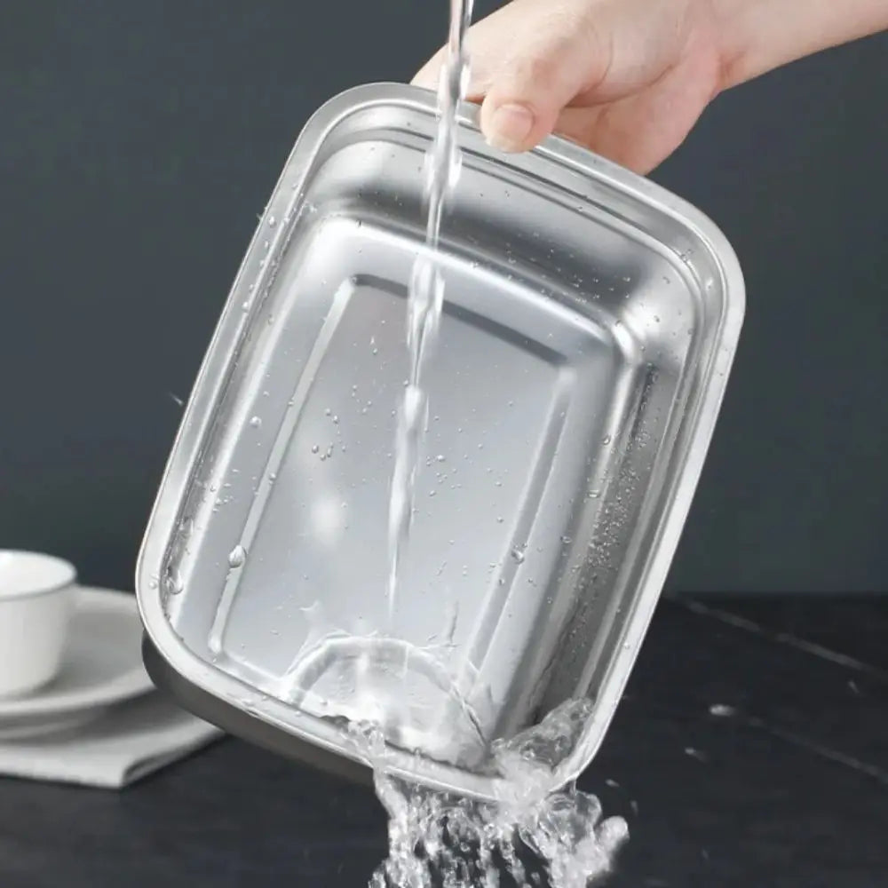 Heavy-Duty Stainless Steel Lunch Box – Large Capacity Refrigerator Storage Box (600ml–3200ml) - Product Photo 4