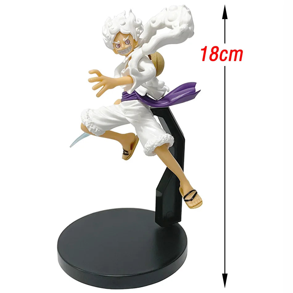 Bandai 18cm One Piece Gear 5 Sun God Nika Luffy Anime Figure – Remastered PVC Action Statue Model Toy for Collectors & Desk Display - Product Photo 6