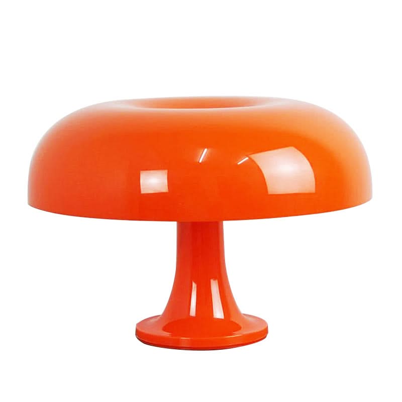 Minimalist Orange Mushroom Lamp – Vintage Ambient Glow Bedside Lighting