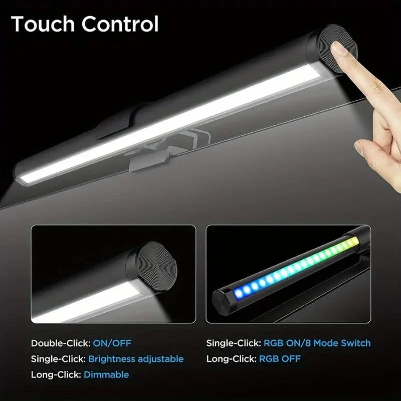 Hanging LED Screen Lamp - Eye Care, Aluminum Design