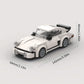 196pcs White City Racing Car Brick – Creative Educational Super Tech Toy